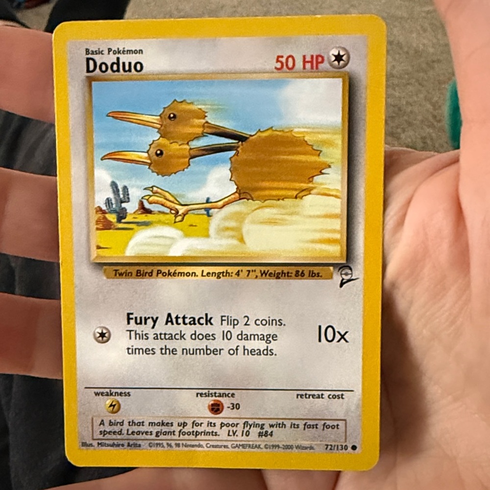 Doduo Pokemon Card
